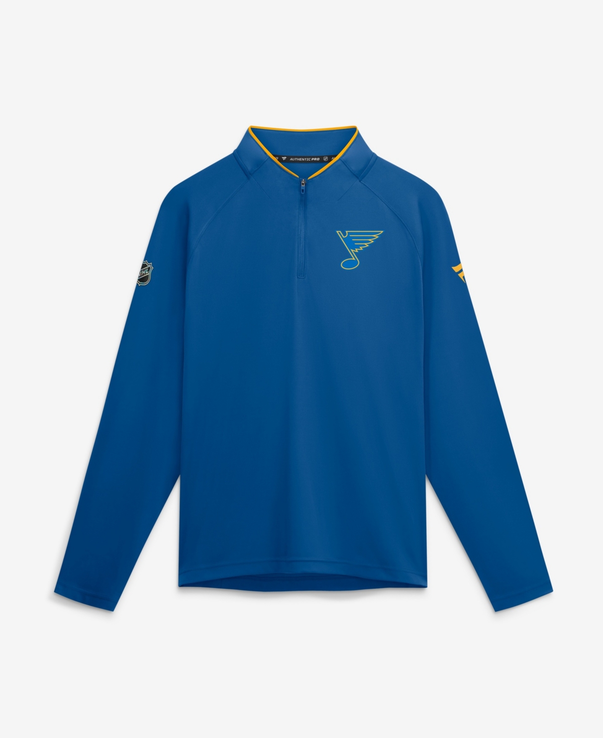 Fanatics Men's Blue St. Louis Blues Authentic Pro Rink Lightweight Quarter-Zip Pullover