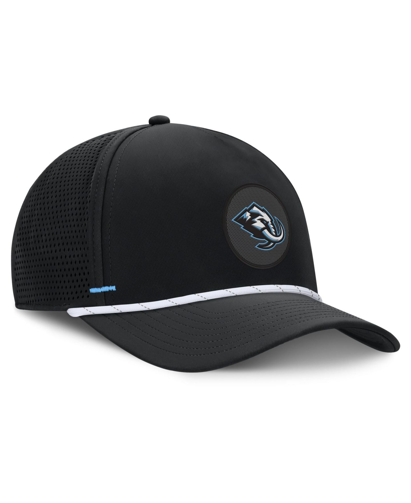Мужская кепка Fanatics Black Utah Mammoth Authentic Pro Rink Vented A-Frame Adjustable Hat — фото 3