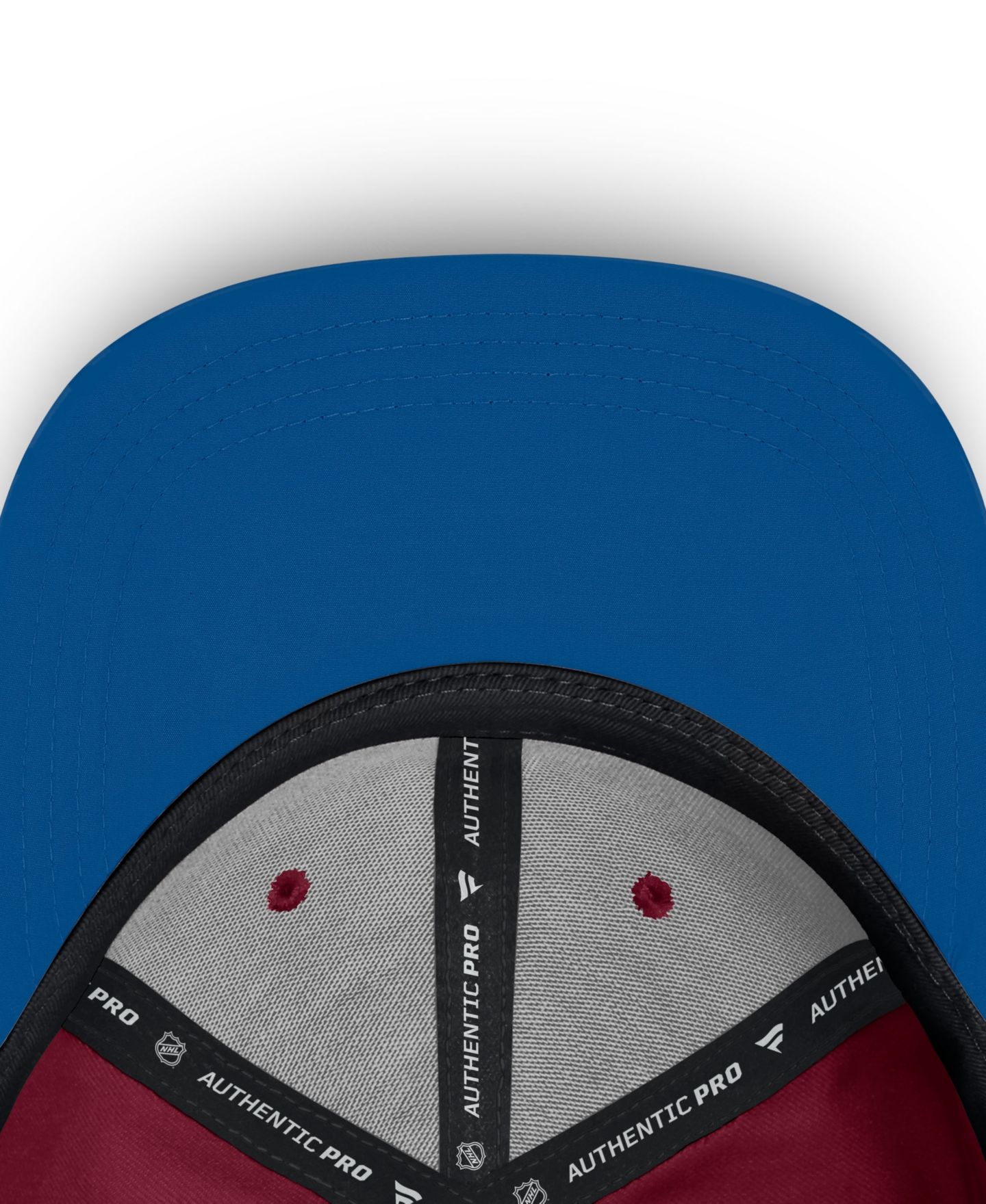 Мужской головной убор Fanatics Burgundy Colorado Avalanche Authentic Pro Rink Debossed Stretch Fit Hat — фото 5