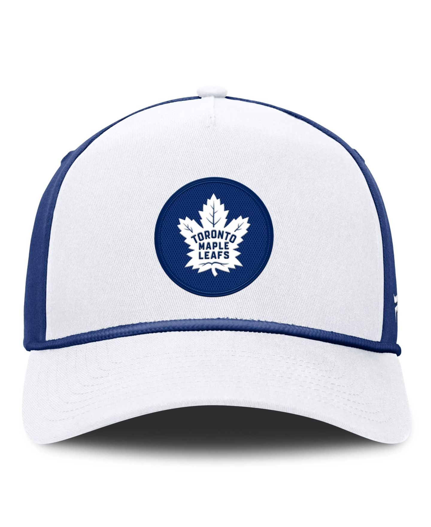 Мужская кепка Fanatics White Toronto Maple Leafs Authentic Pro Rink A-Frame Adjustable Hat — фото 2