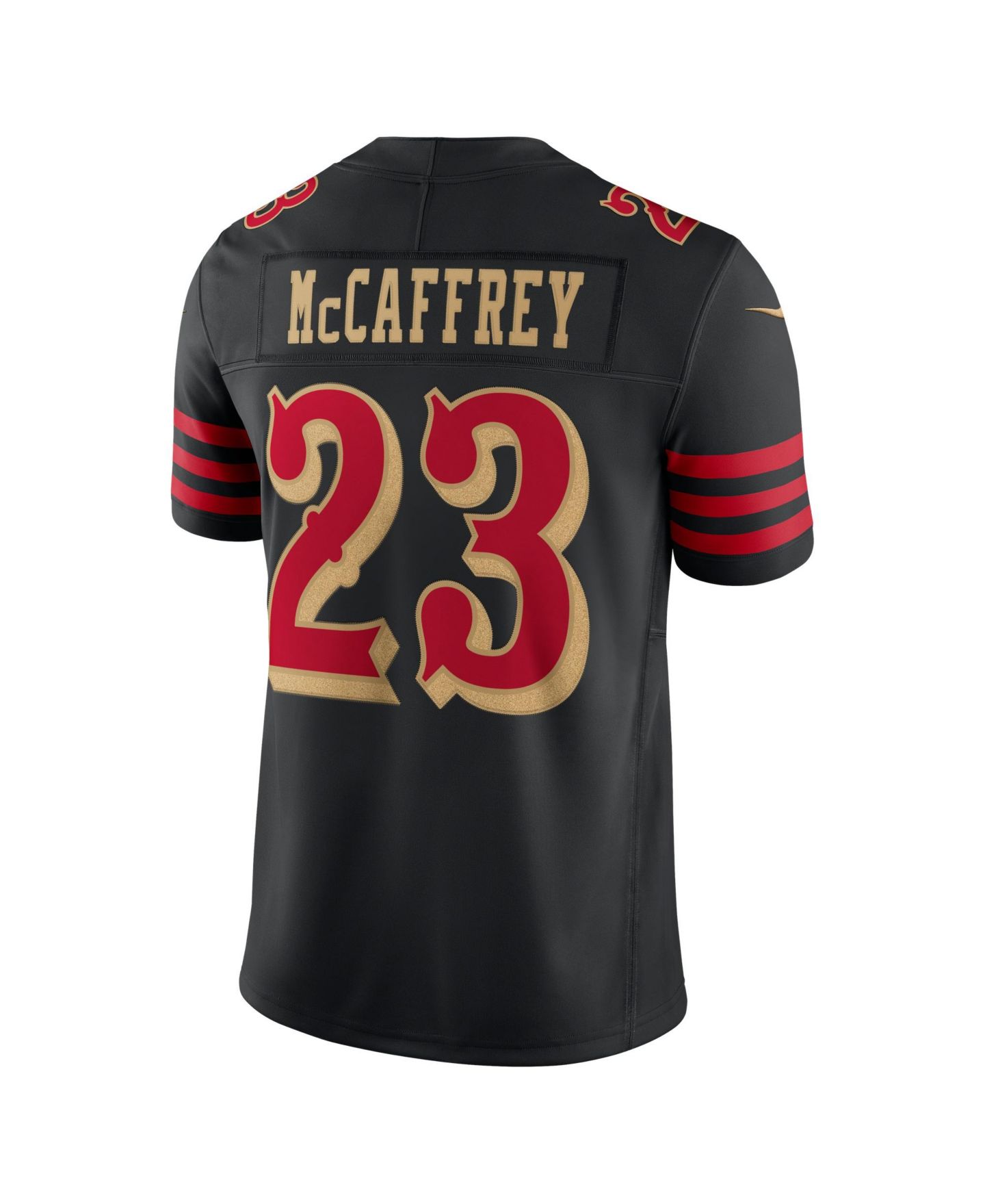 Мужской топ Nike Christian McCaffrey Black San Francisco 49ers Rivalries Collection Stitched Limited Jersey — фото 7
