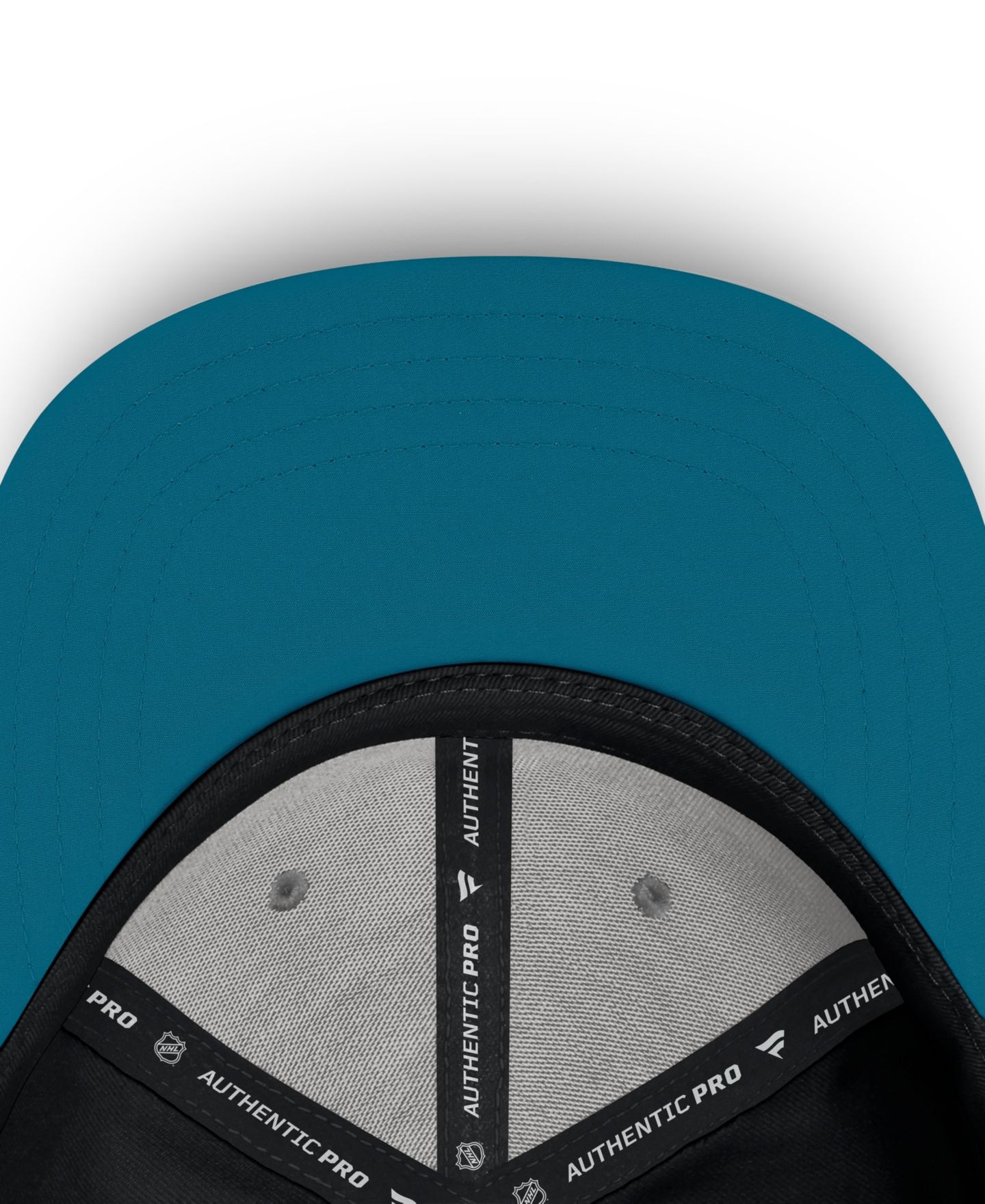 Мужская кепка Fanatics Black San Jose Sharks Alternate Authentic Pro Rink Snapback Hat — фото 5