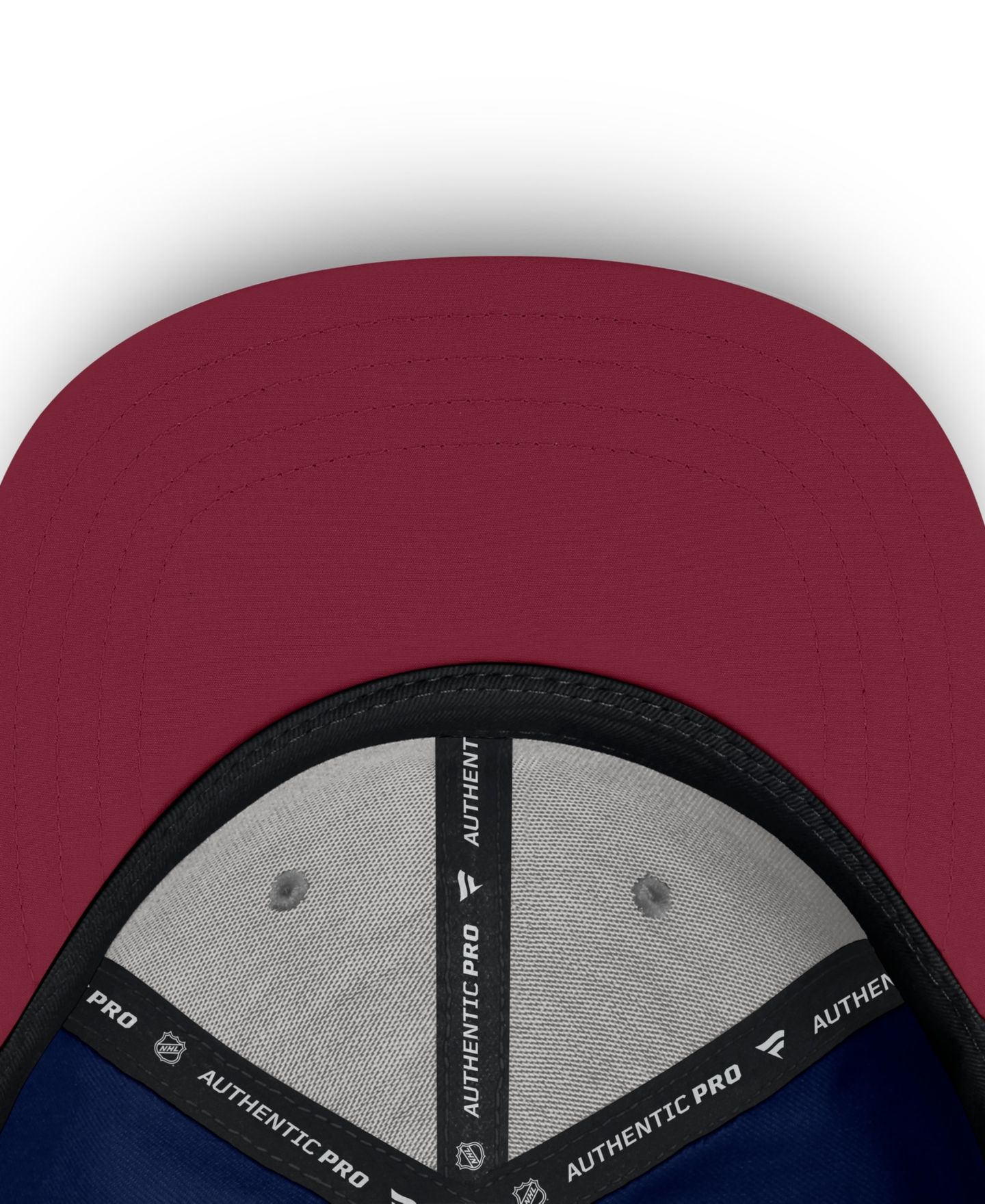 Мужская кепка Fanatics Navy Colorado Avalanche Alternate Authentic Pro Rink Snapback Hat — фото 5