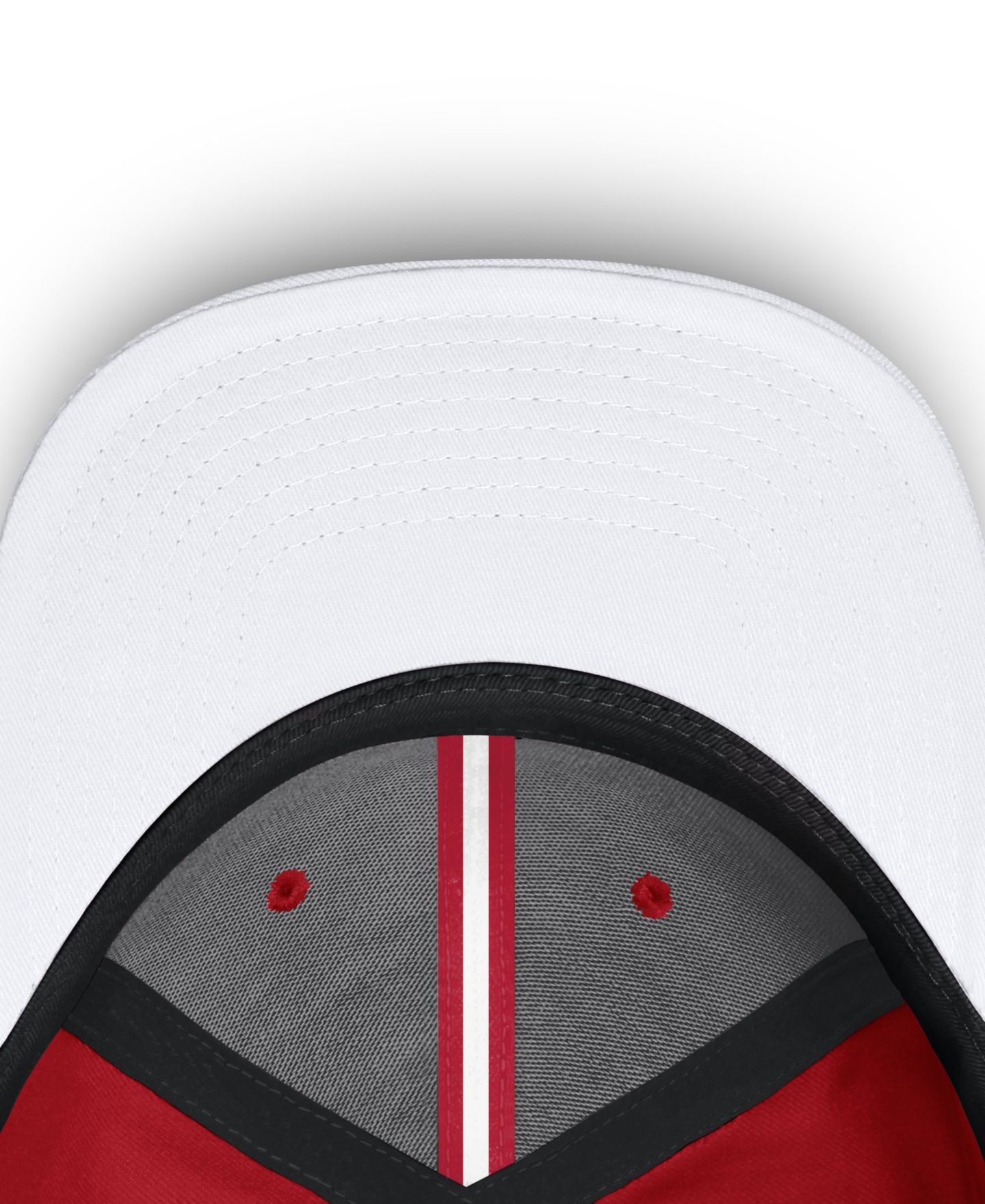 Мужской головной убор Fanatics Red/White Detroit Red Wings Stretch Hat — фото 5