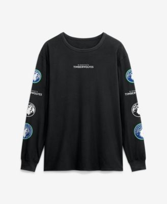 Men's Black Minnesota Timberwolves Jump Higher Legacy Long Sleeve T-Shirt
