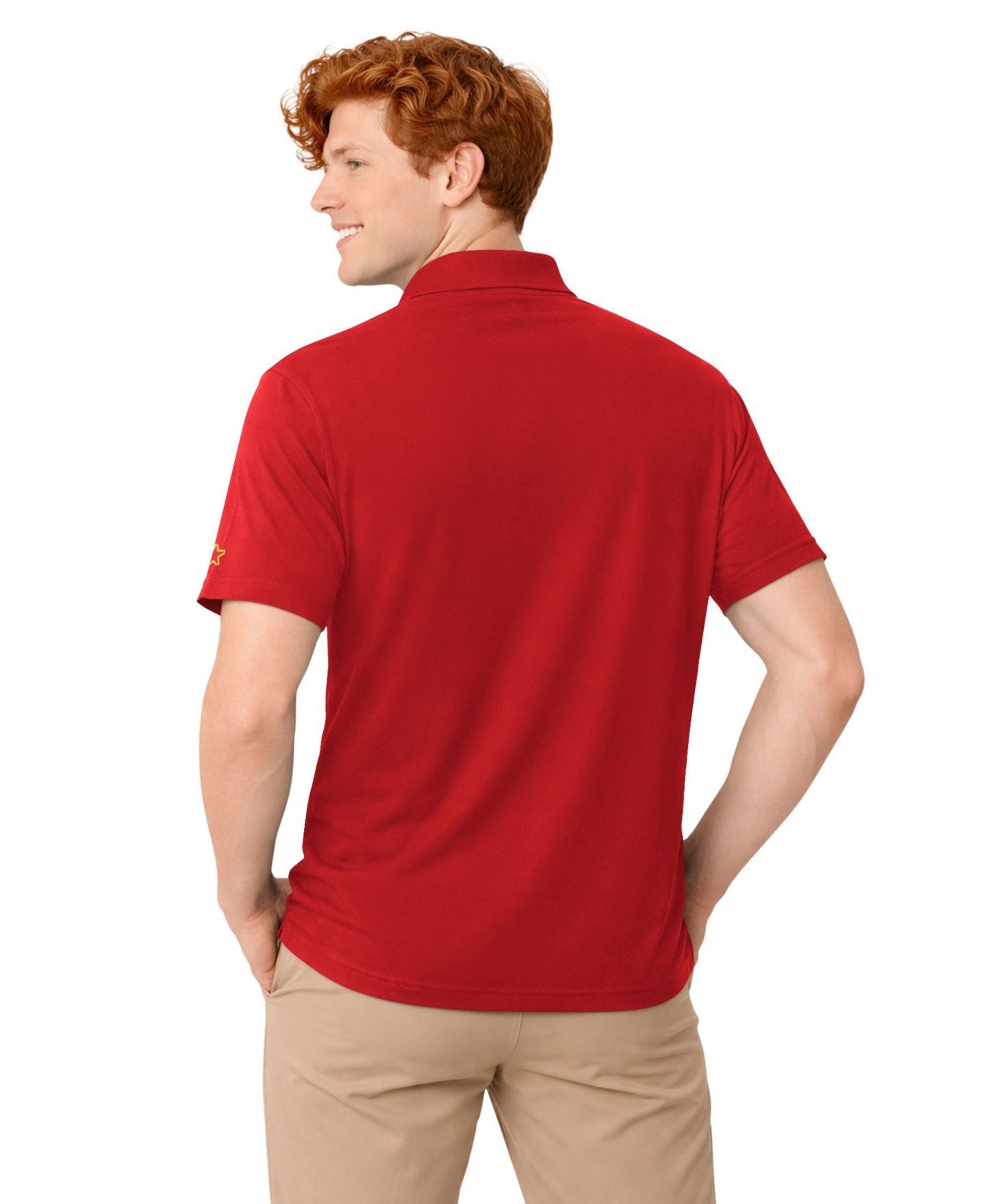 Мужские поло Starter Red/Gold Kansas City Chiefs Logo Polo, 2-Pack Set — фото 5