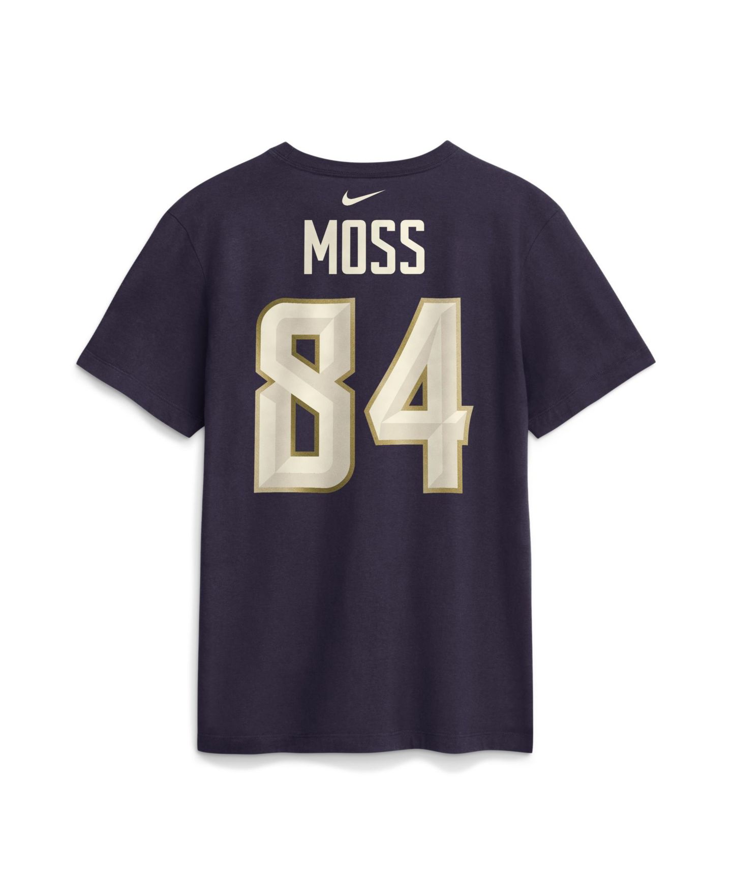 Мужская футболка Nike Randy Moss Purple Minnesota Vikings 2026 Rivalries Collection Player Name & Number — фото 3