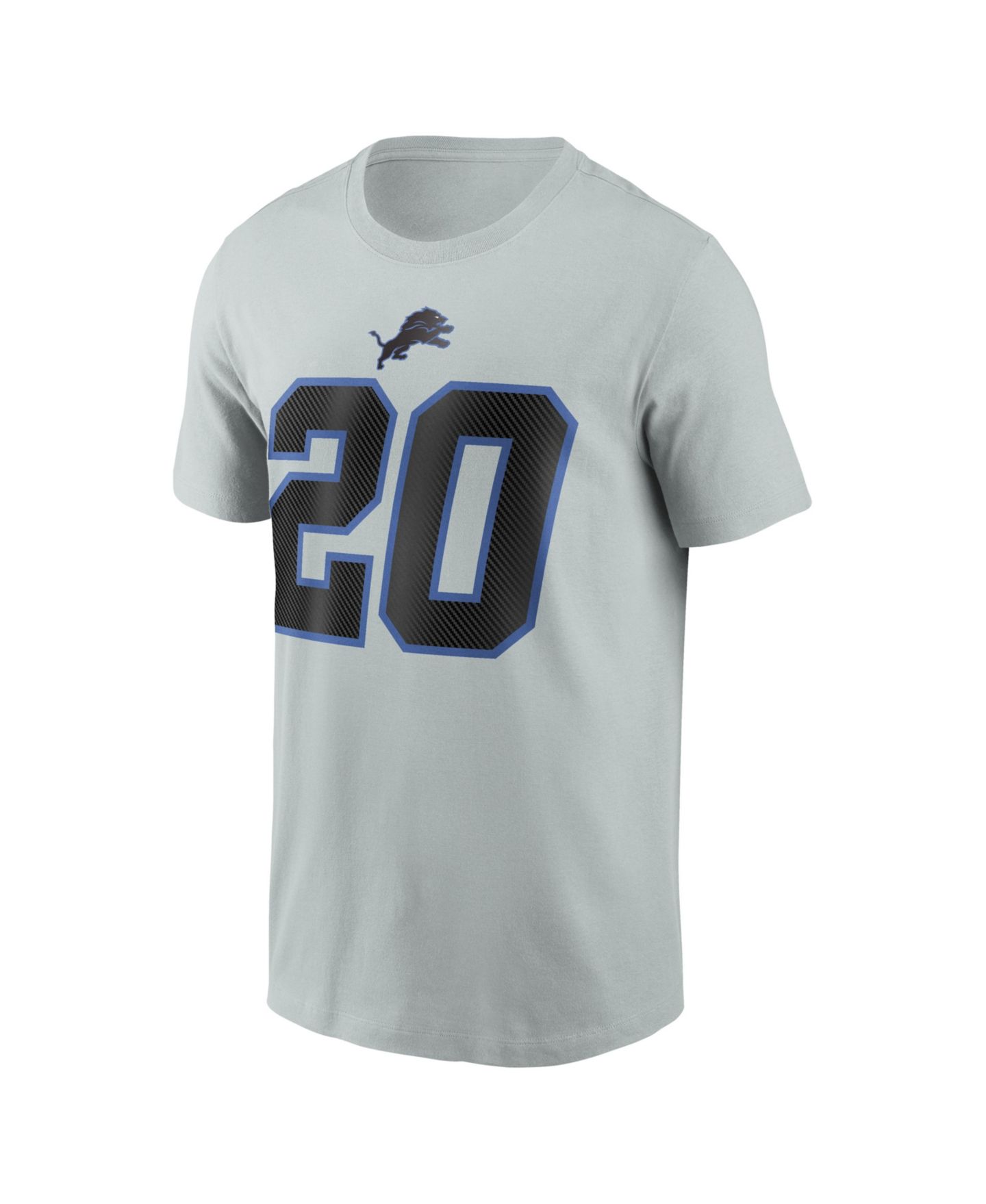 Мужская футболка Nike Barry Sanders Silver Detroit Lions 2026 Rivalries Collection Player Name & Number — фото 5