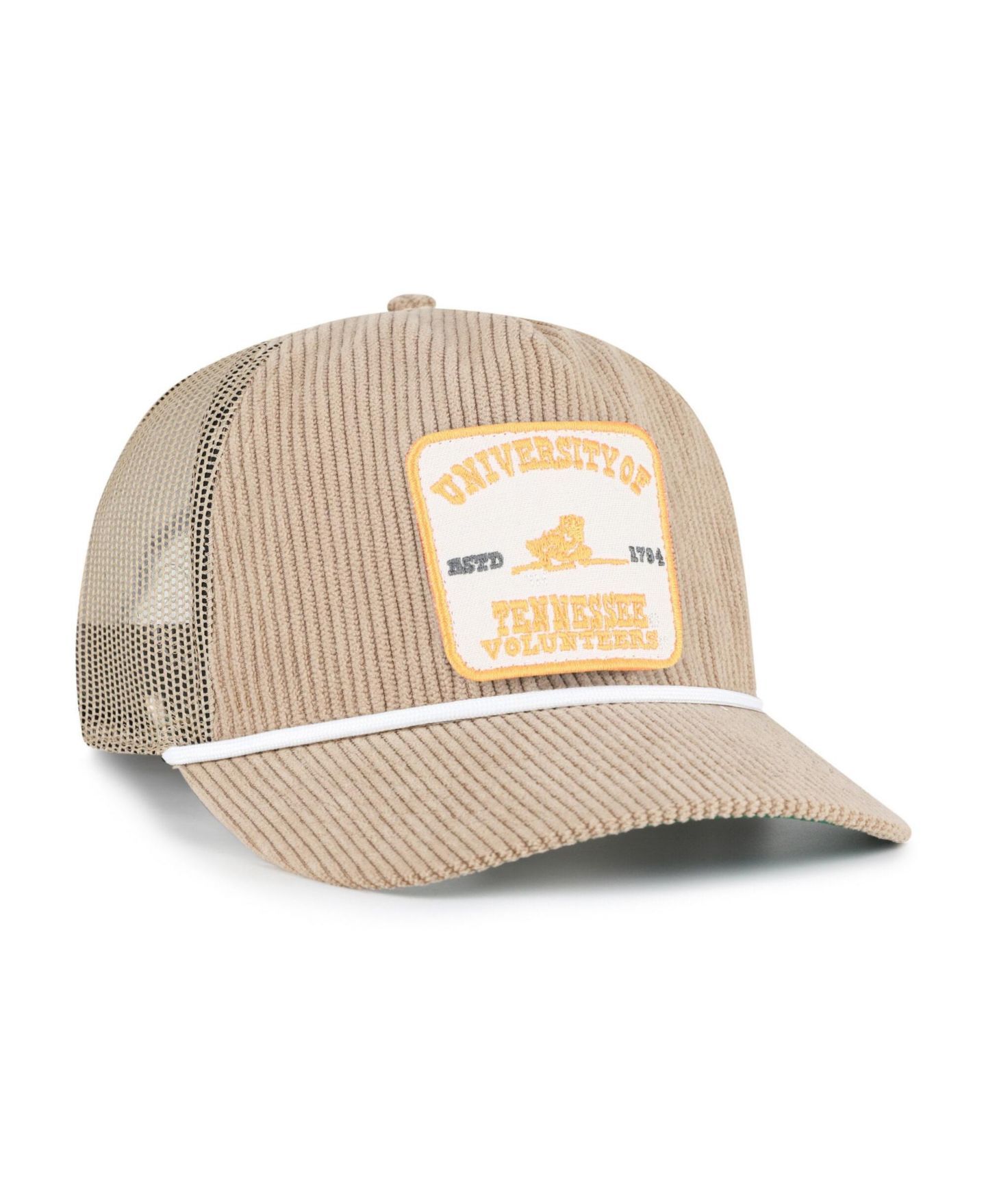 Кепка '47 Brand Khaki Tennessee Volunteers Cordlandia Hitch Adjustable Hat — фото 2