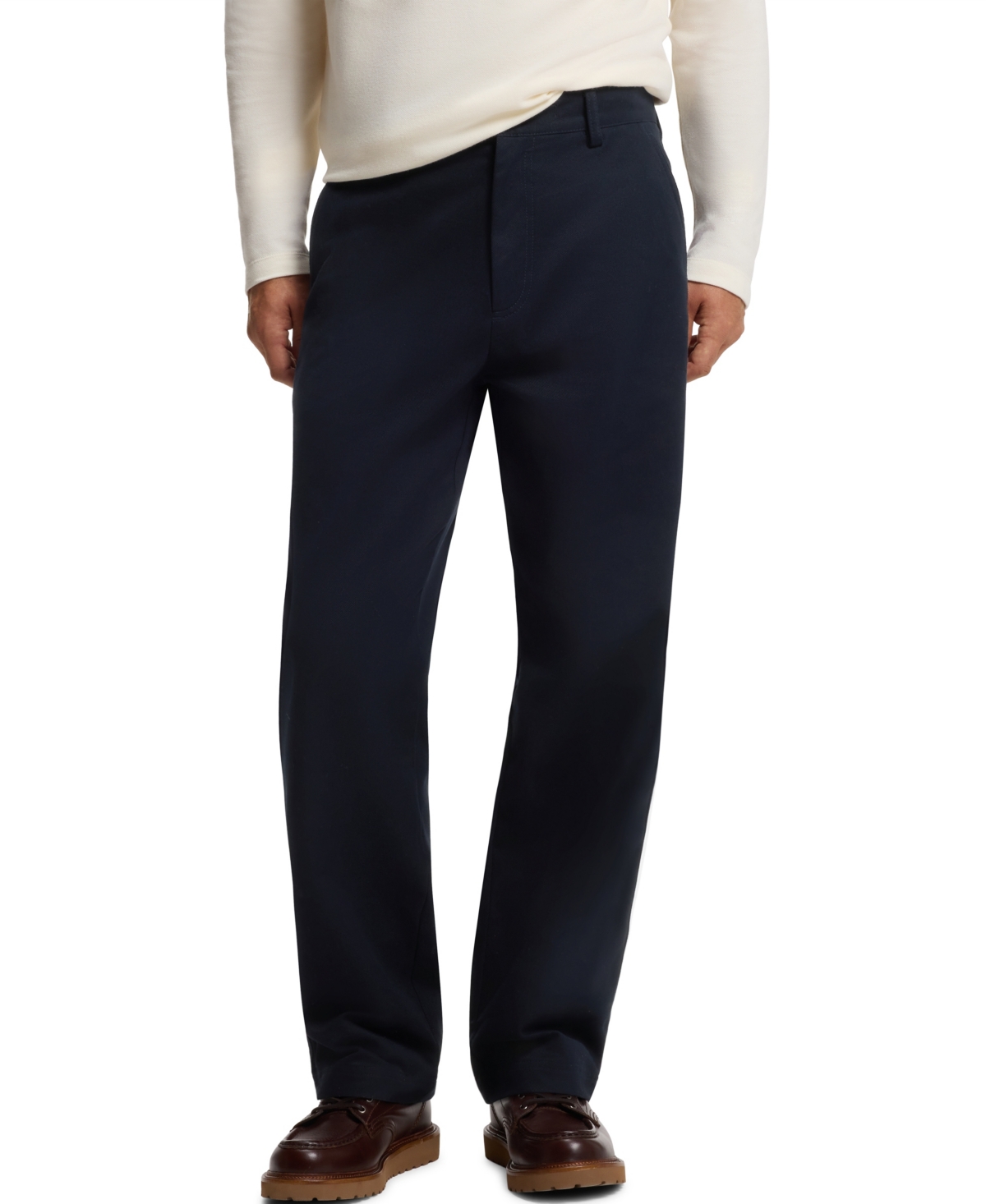 Boss by Hugo Men's Cotton Twill Relaxed-Fit Chinos Pants