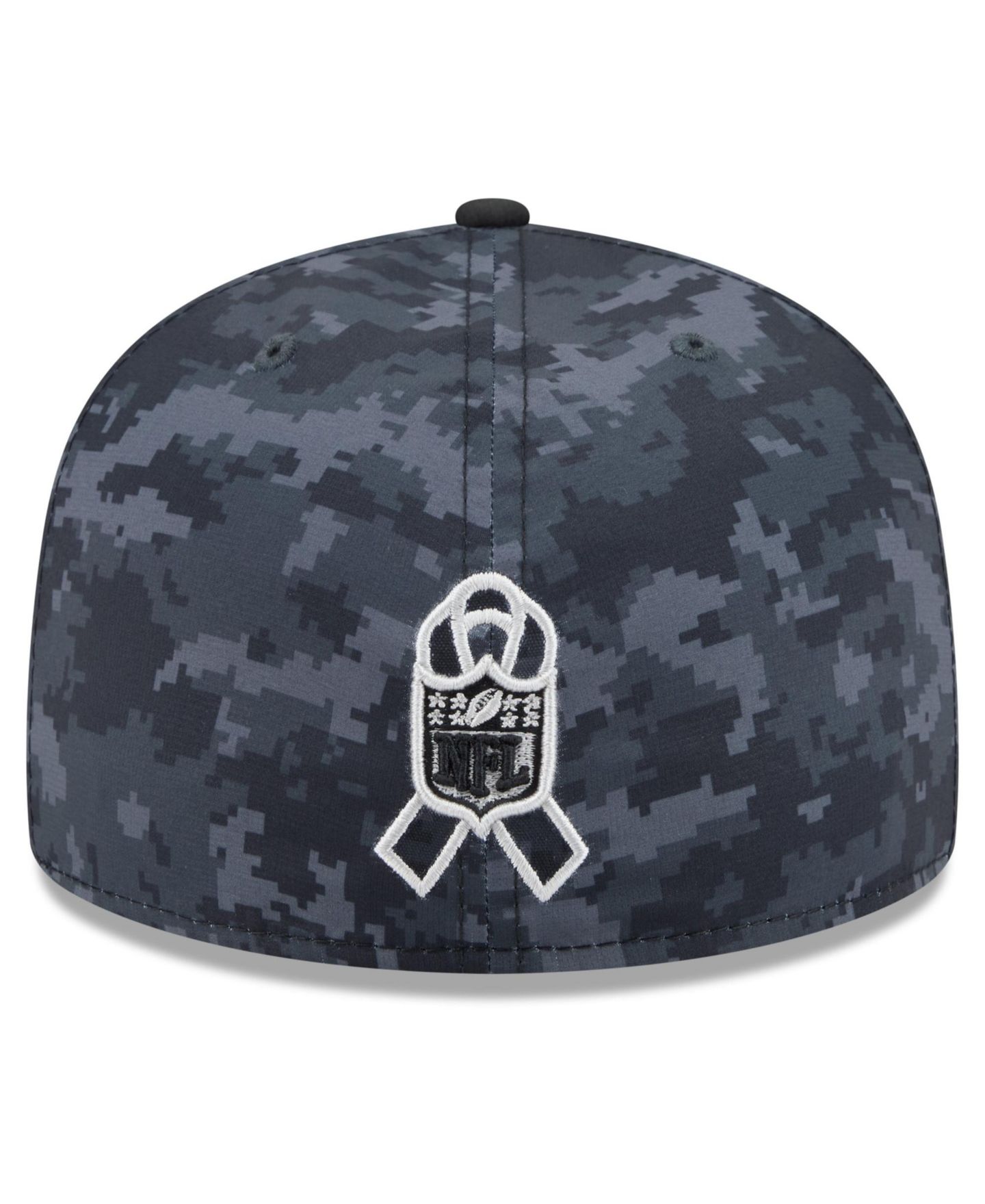 Мужская кепка New Era Black Carolina Panthers 2026 Salute To Service 59FIFTY Fitted Hat — фото 4