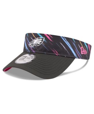 Men's Black Philadelphia Eagles 2026 NFL Crucial Catch Adjustable Visor