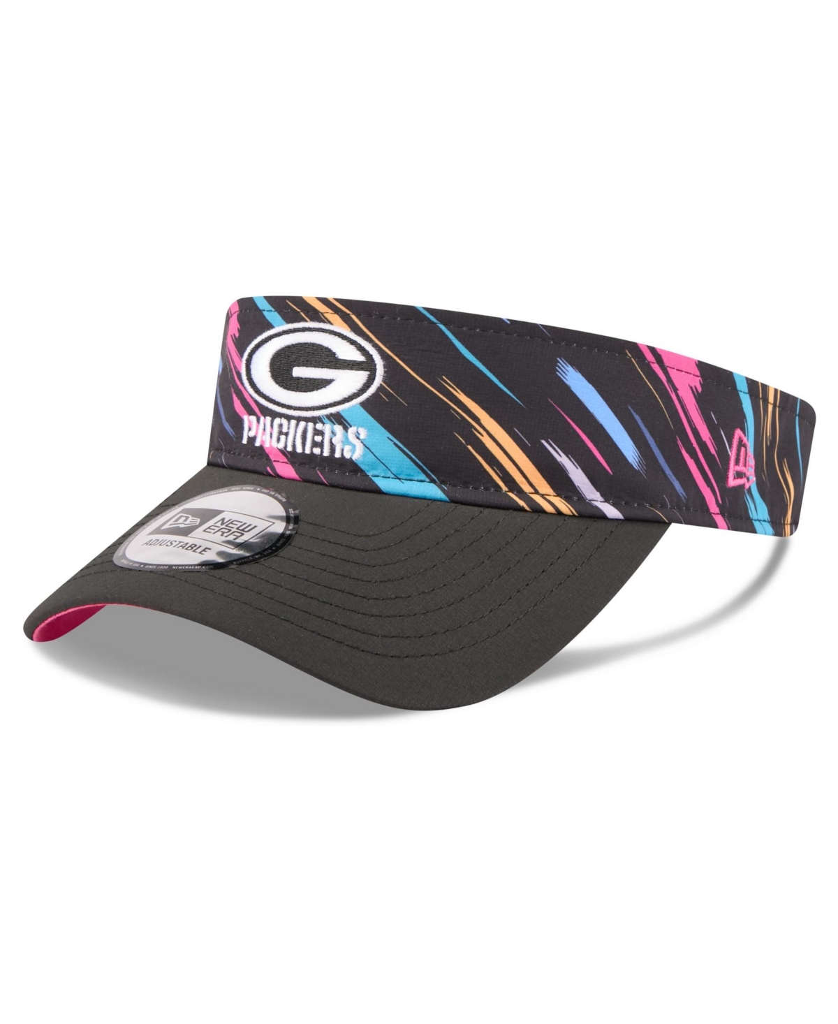 New Era Men's Black Green Bay Packers 2026 Nfl Crucial Catch Adjustable Visor - Black