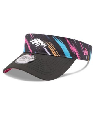 Men's Black Denver Broncos 2026 NFL Crucial Catch Adjustable Visor