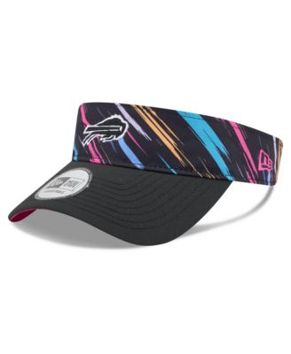 Men's Black Buffalo Bills 2026 NFL Crucial Catch Adjustable Visor