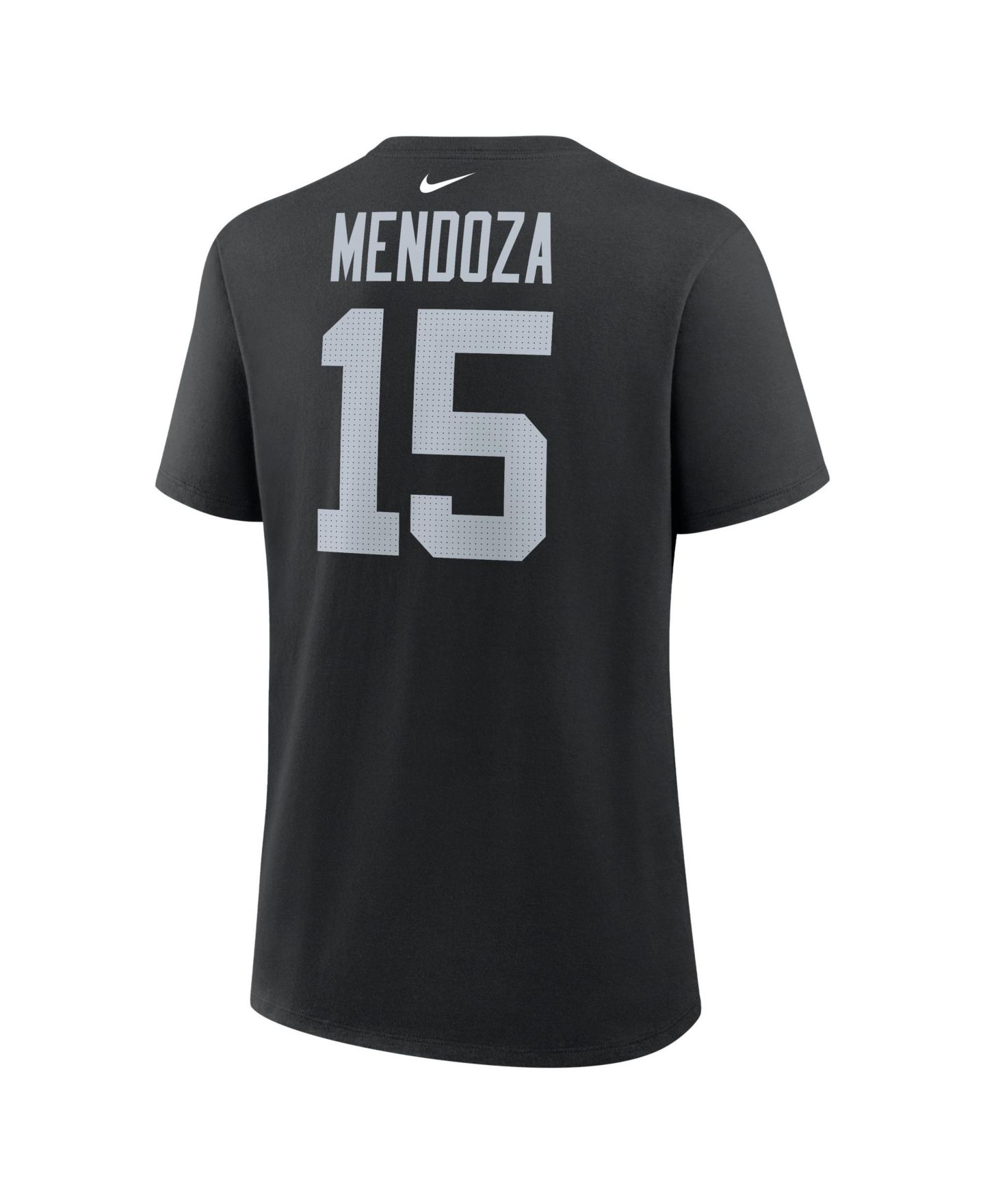 Женская футболка Nike Fernando Mendoza Black Las Vegas Raiders Name & Number — фото 3