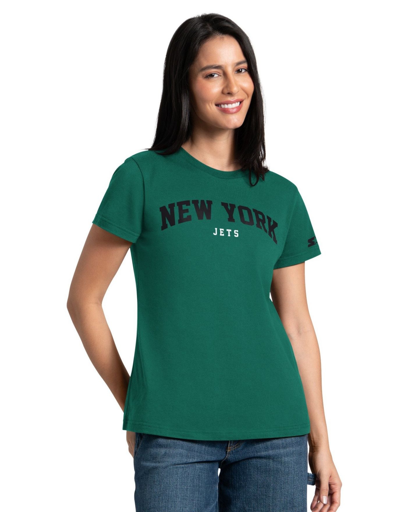 Женские футболки Starter Green/Black New York Jets T-Shirt Combo Pack — фото 2