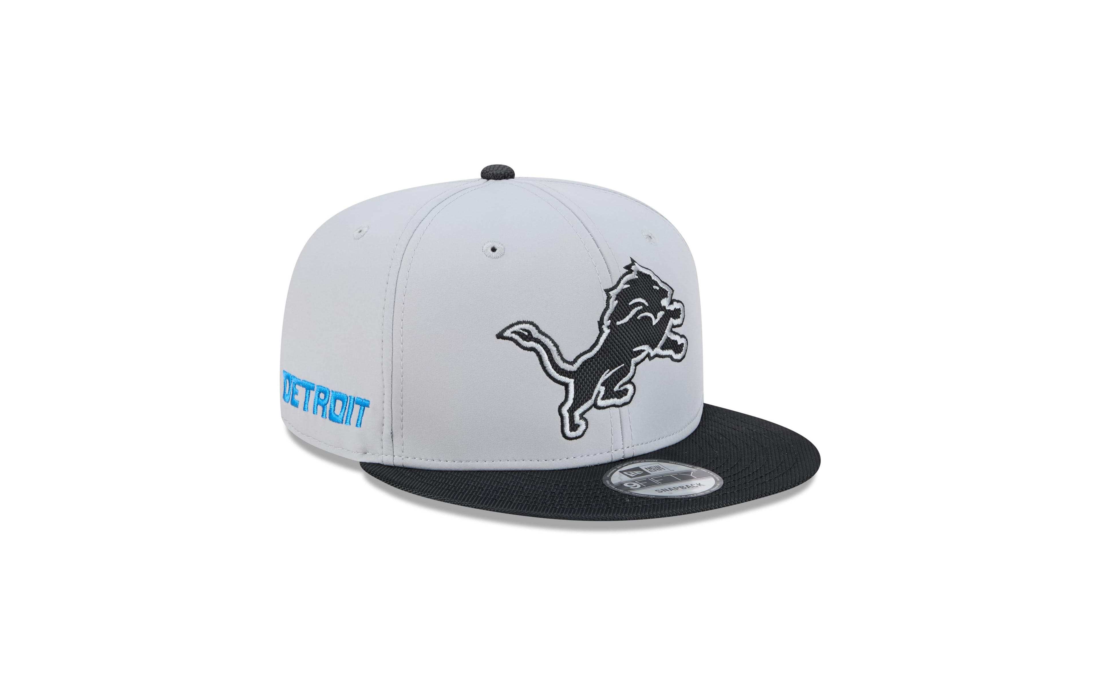 New Era Men's Silver Detroit Lions 2026 Rivalries Collection 9FIFTY Snapback Hat