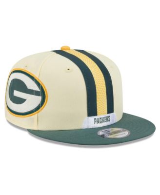 Men's Cream Green Bay Packers 2026 Rivalries Collection Fan Pack Helmet 9FIFTY Snapback Hat