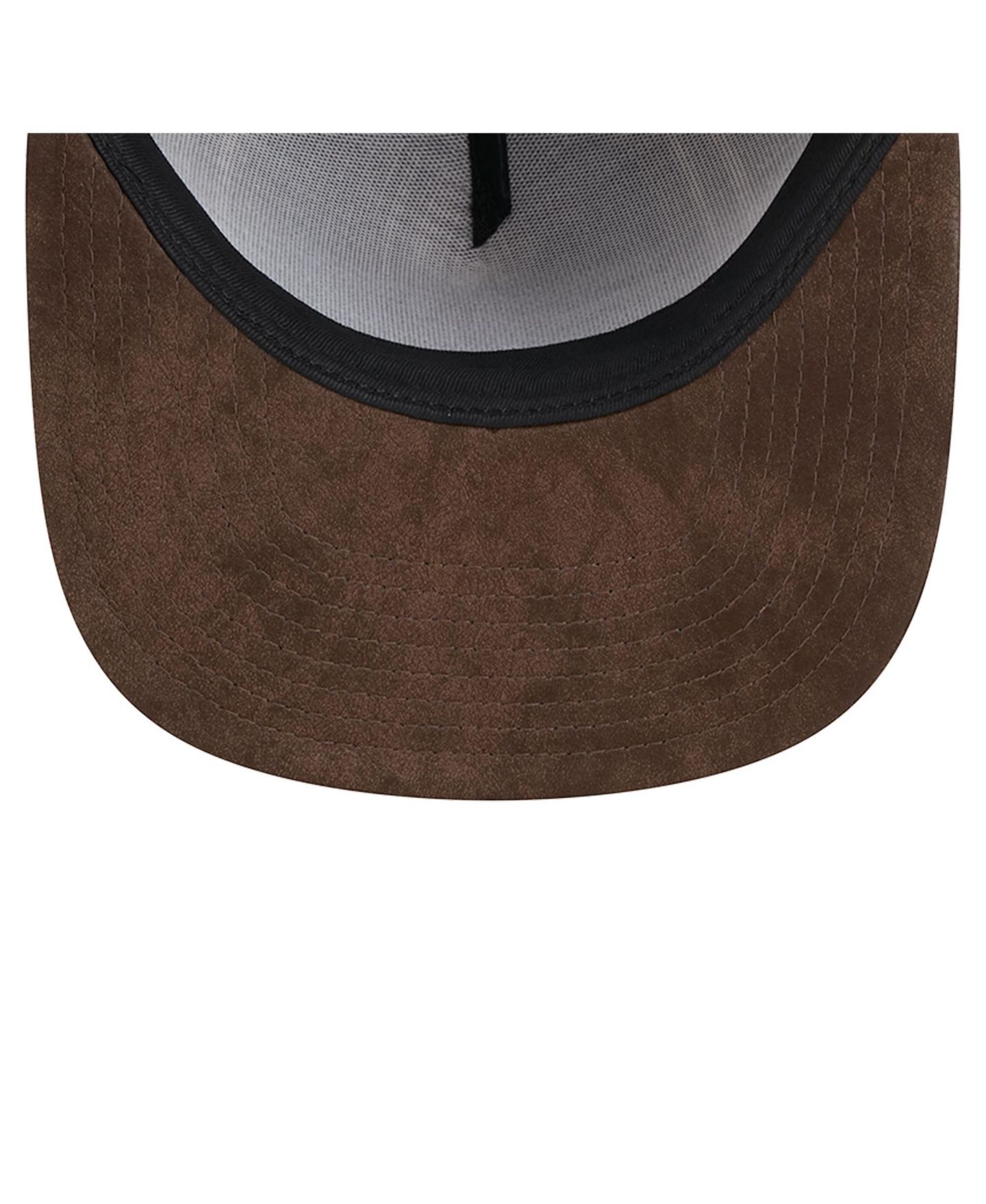 Мужская кепка New Era Brown Los Angeles Lakers Plaid 9FIFTY A-Frame Adjustable Hat — фото 5