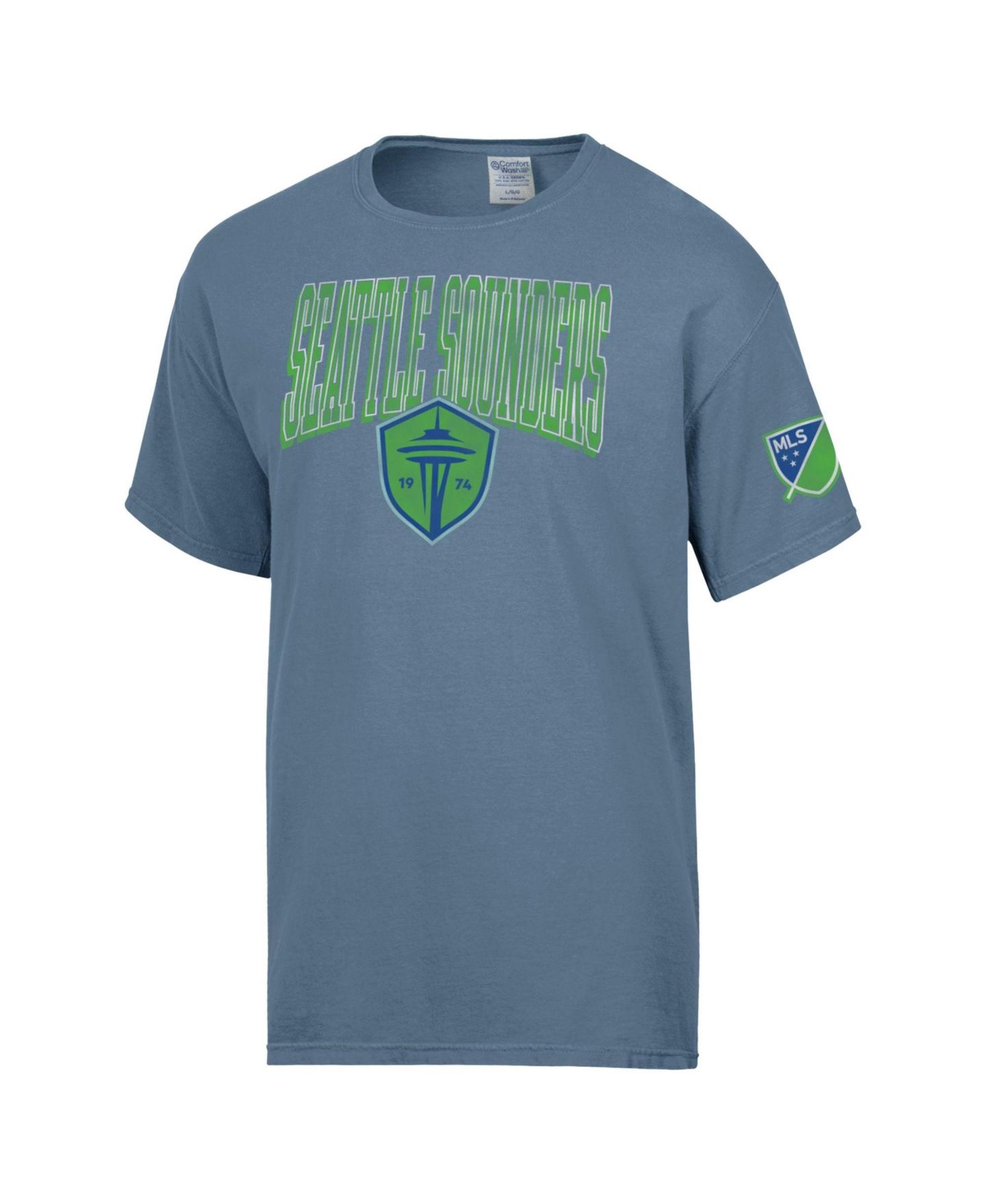 Мужская футболка Gear For Sports Blue Seattle Sounders FC Comfort Wash — фото 2
