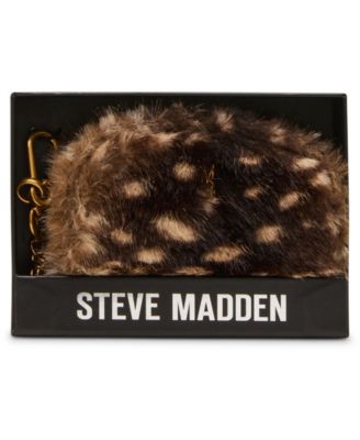 Jadez Faux Fur Zipper Coin Purse