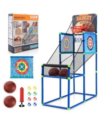 53-In Kids Basketball Arcade Game with Electronic Scoreboard and Two Games in One, Ages 3+