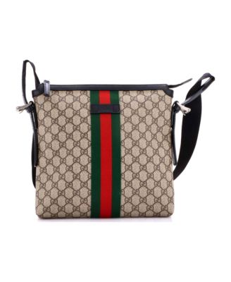 Medium Web Messenger Bag GG Coated Canvas