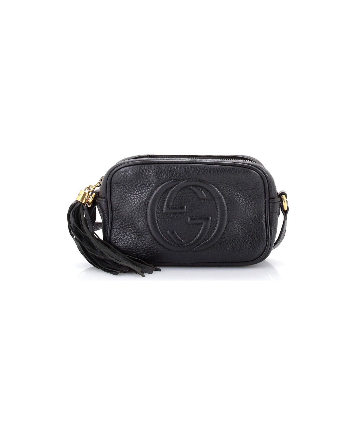 Pre-Owned Gucci Mini Soho Disco Crossbody Bag Leather - Black