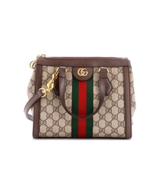 Ophidia Small Top Handle GG Coated Canvas Tote