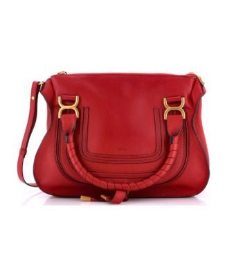 Medium Marcie Satchel Leather