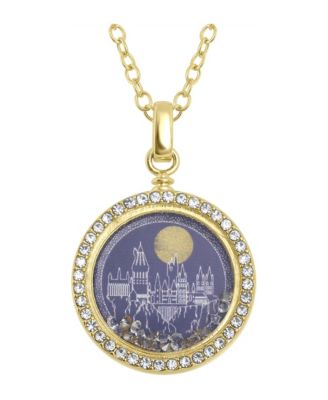 Hogwarts Castle Shaker Pendant Necklace for Women, 16"+2"