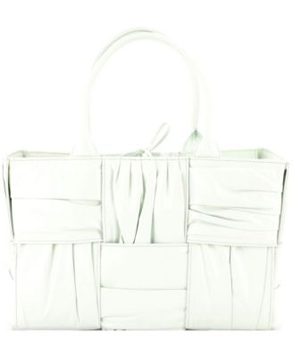 Small Arco Tote Maxi Intrecciato Plisse Leather