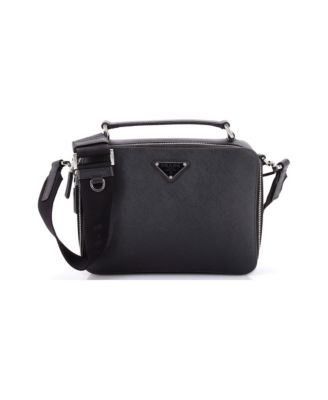 Small Brique Crossbody Bag Saffiano Leather