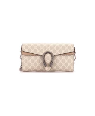Small Dionysus East-West Flap Bag GG Coated Canvas