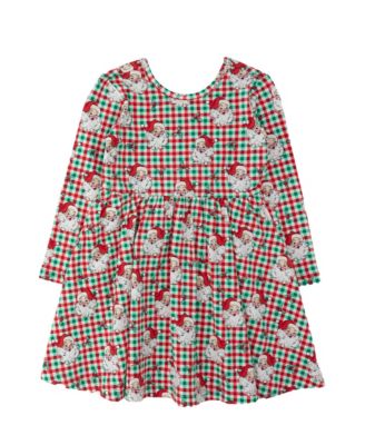 Toddler Girls' 2T-5T Pretty Presents Long-Sleeve Fit & Flare Knit Dress
