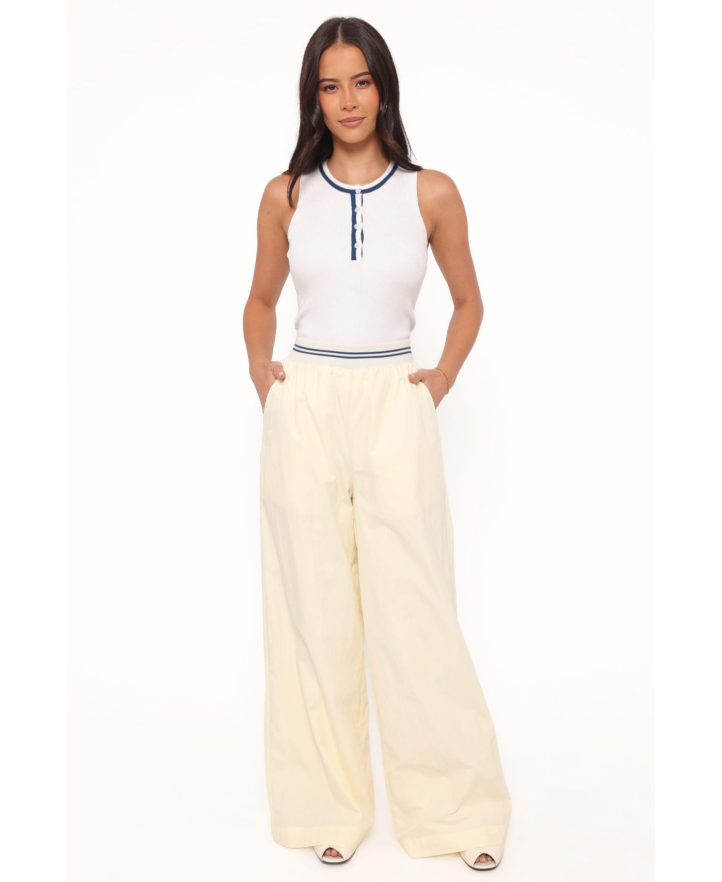 Женские брюки Petal and Pup Adam High-Waisted Pull-On Wide-Leg — фото 4