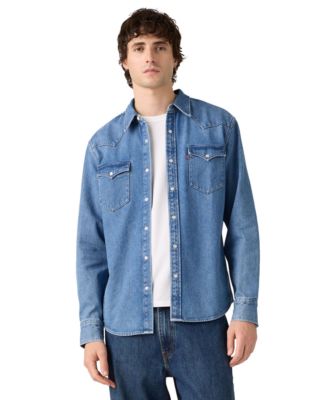 Men's Long-Sleeve Regular-Fit Western Shirt