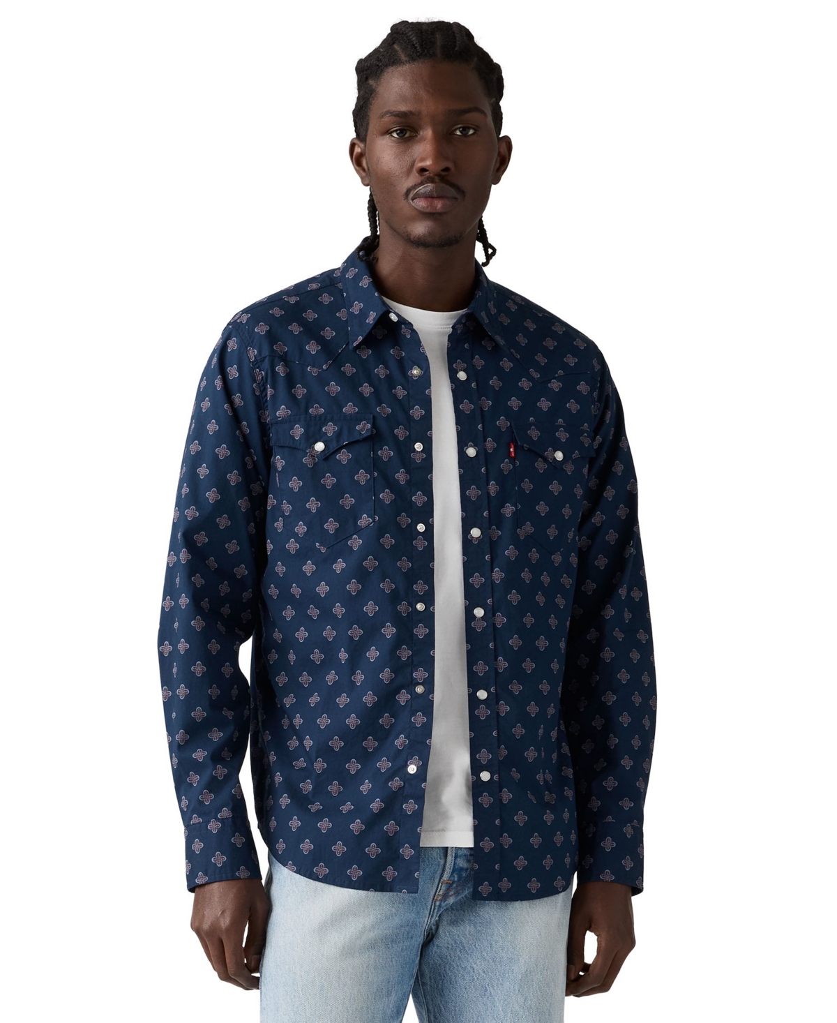 Levi's Men's Long-Sleeve Regular-Fit Western Shirt