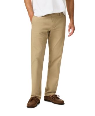 Men's Essential Comfort Stretch Straight-Leg Chinos Pants