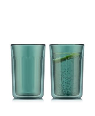 Chicago Double Wall Tumbler Glasses, Set of 2