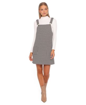 Women's Noah Square-Neck Overall Mini Dress