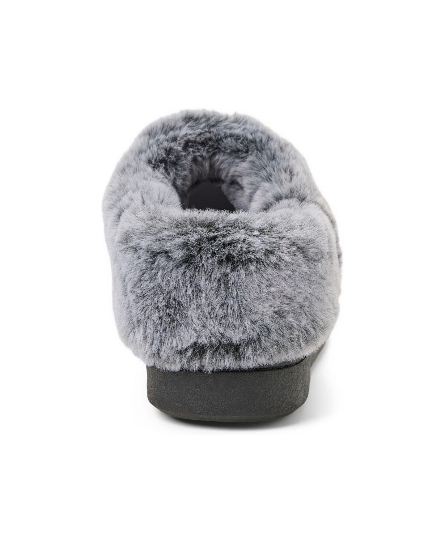 Женские сабо Clarks Suede Clog With Tipped Faux Fur Cuff and Button Detail Slippers, цвет: Чёрный — фото 3