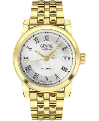 Men's Swiss Automatic Madison IP Gold Stainless Steel Bracelet Watch, 39 mm