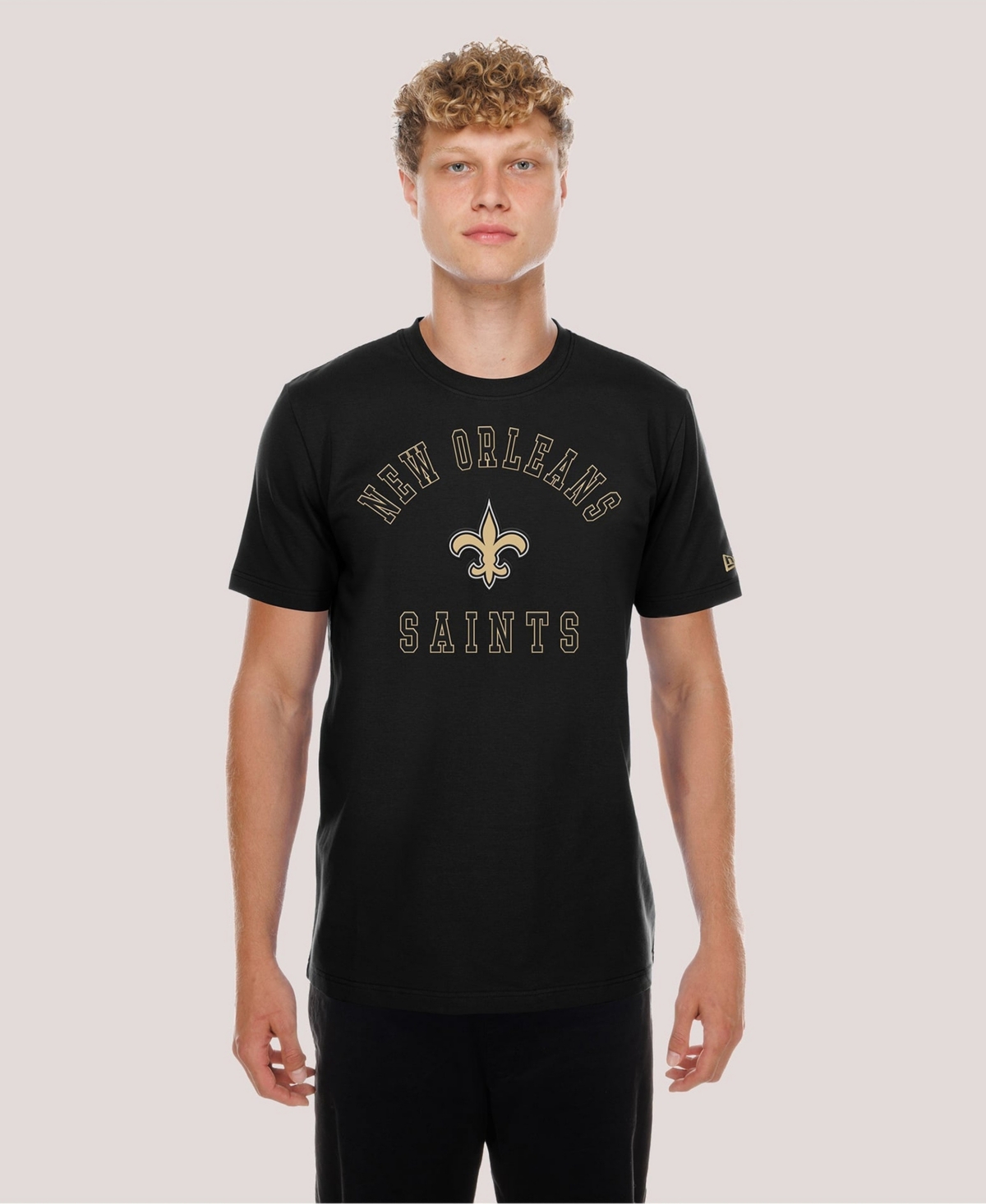 New Era Men's Black New Orleans Saints Functional Fandom T-Shirt - Black