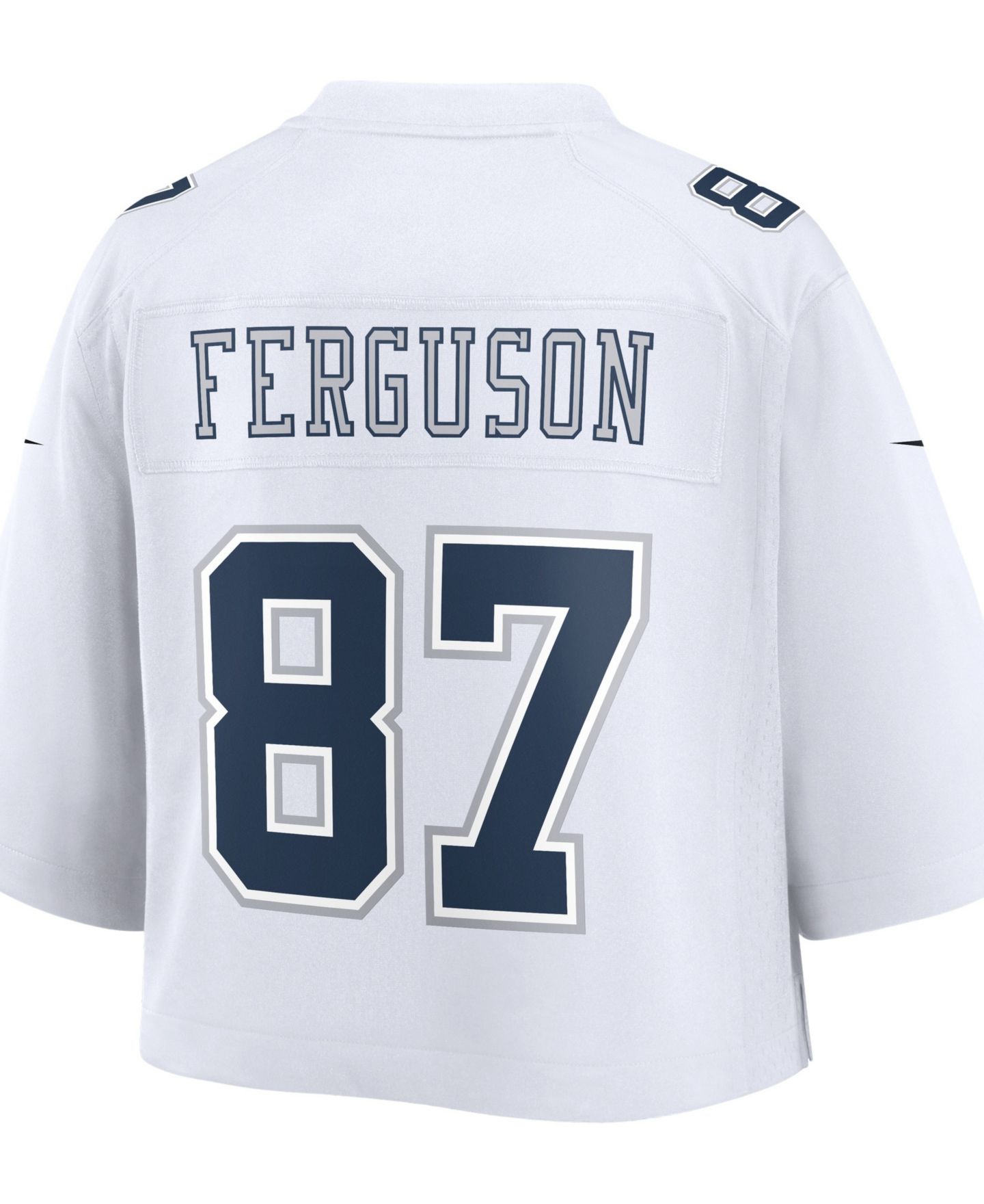 Женский топ Nike Jake Ferguson White Dallas Cowboys Cropped Fashion Game Jersey — фото 2