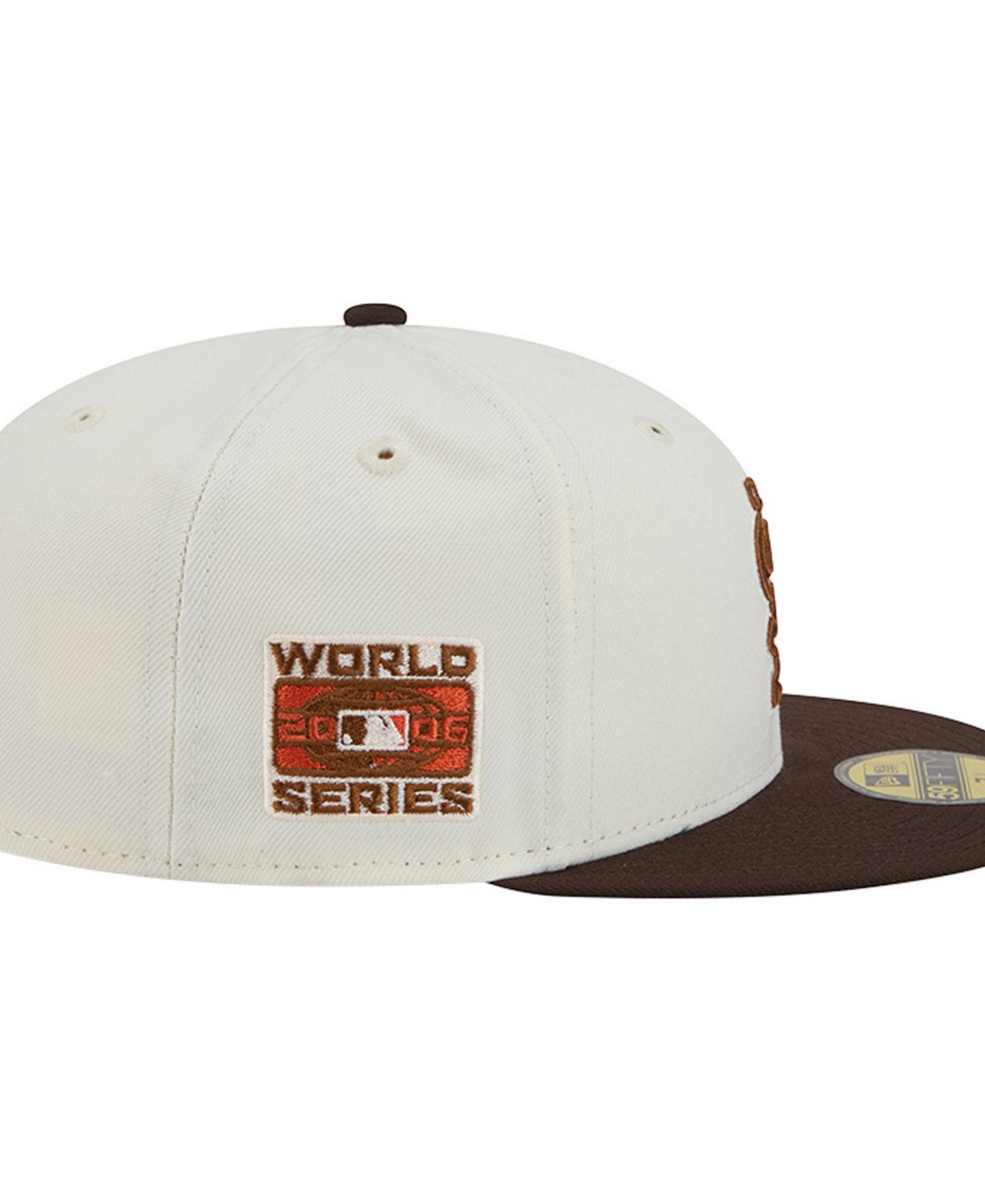 Мужская кепка New Era Natural/Brown St. Louis Cardinals Pumpkin Spice 59FIFTY Fitted Hat — фото 3