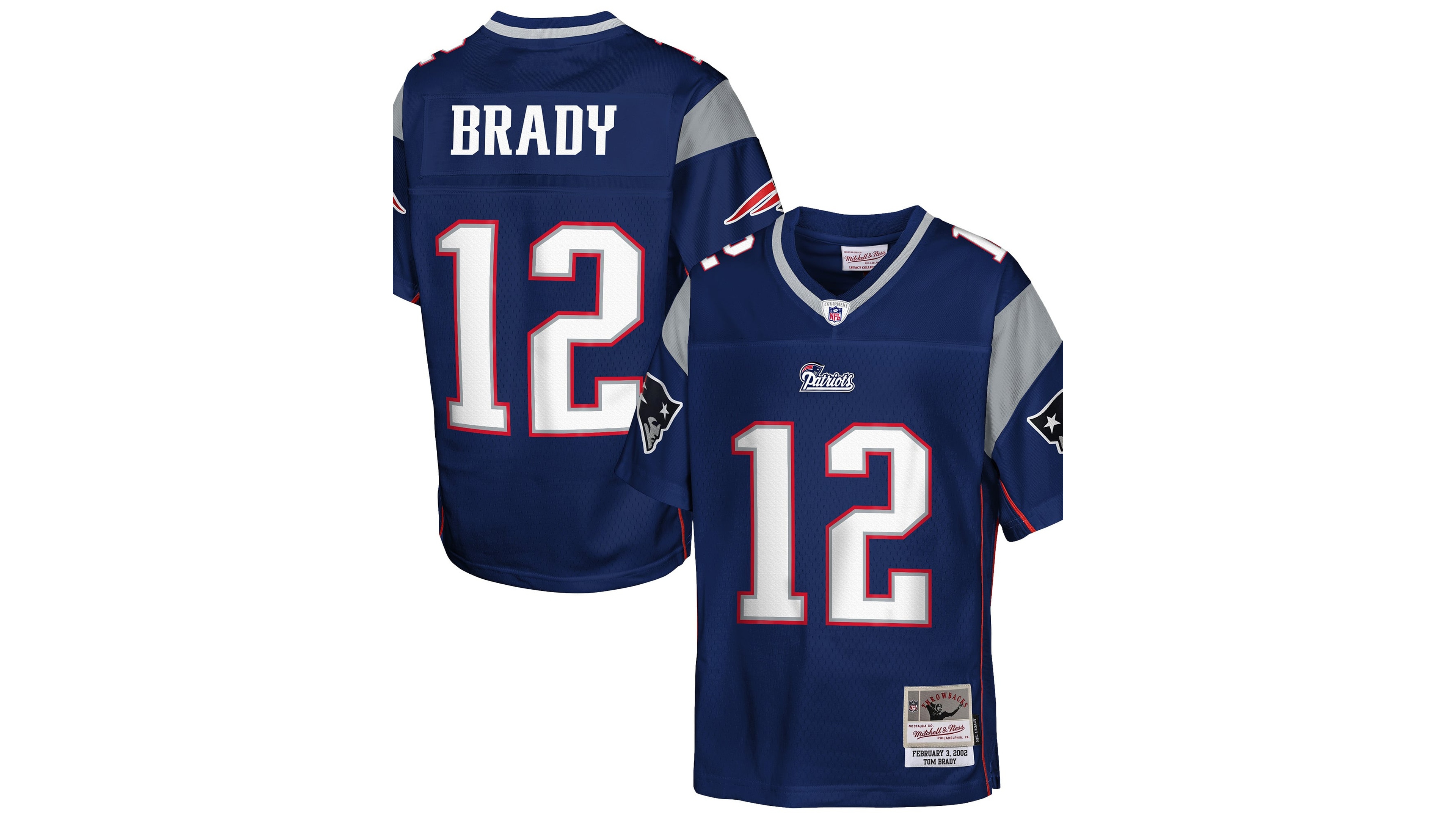 Mitchell & Ness Toddler Tom Brady Navy New England Patriots Legacy Retired Player Jersey