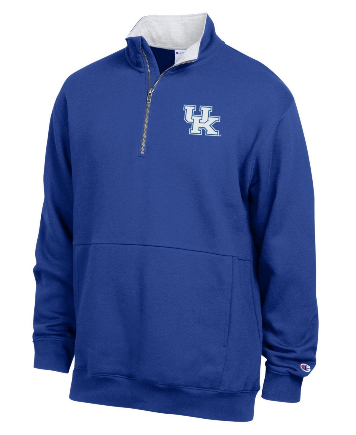 Champion Men's Royal Kentucky Wildcats Fleece Quarter-Zip Pullover