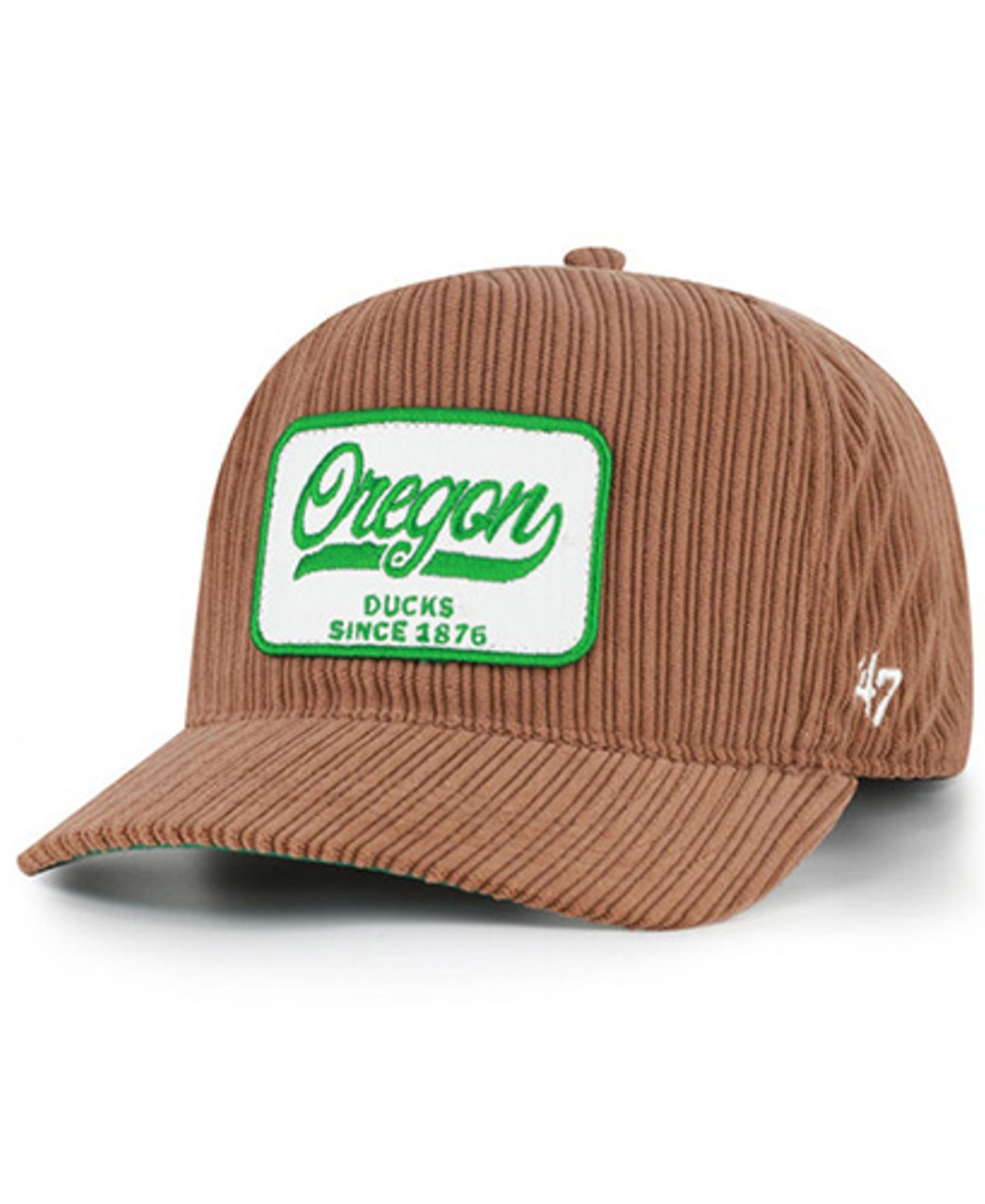 Кепка '47 Brand Brown Oregon Ducks Corduroy Patch Hitch Adjustable Hat — фото 5